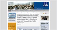 Desktop Screenshot of dvw.de