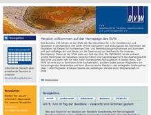 Tablet Screenshot of dvw.de